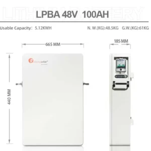 Home Felicity ESS LV 5KWh 48V Storage Solar LiFePO4 Lithium Power Storage Battery
